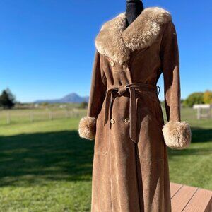 Full Length Lined Suede Jacket